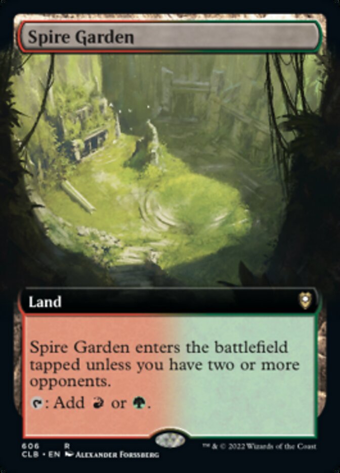 Spire Garden (Extended Art) [Commander Legends: Battle for Baldur's Gate] | Exor Games Truro