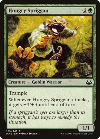 Hungry Spriggan [Modern Masters 2017] | Exor Games Truro