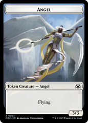 Angel (3) // Demon Double-Sided Token [March of the Machine Commander Tokens] | Exor Games Truro