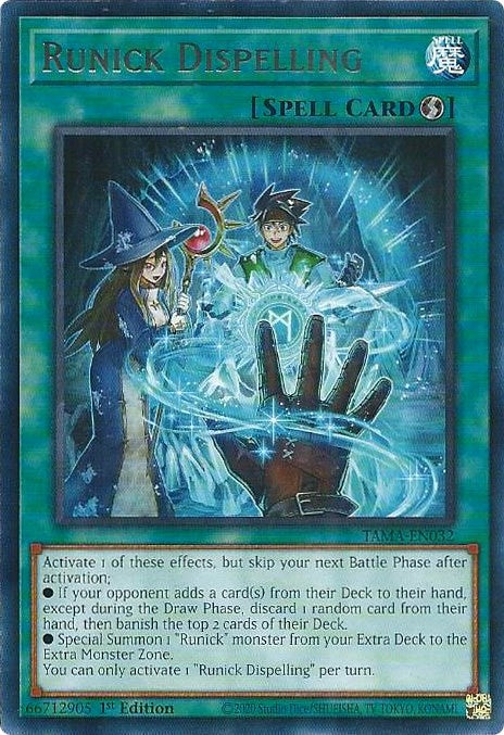 Runick Dispelling [TAMA-EN032] Rare | Exor Games Truro