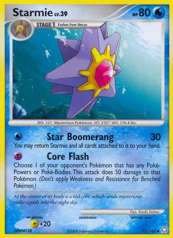 Starmie (71/146) [Diamond & Pearl: Legends Awakened] | Exor Games Truro