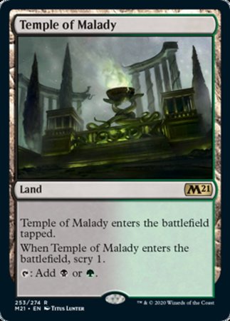 Temple of Malady [Core Set 2021] | Exor Games Truro