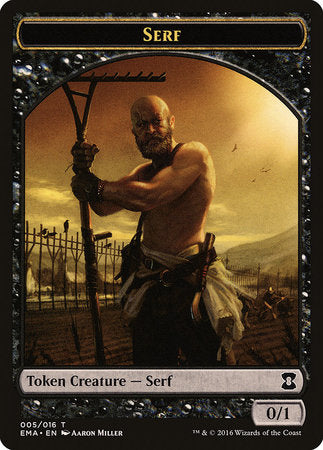 Serf Token [Eternal Masters Tokens] | Exor Games Truro