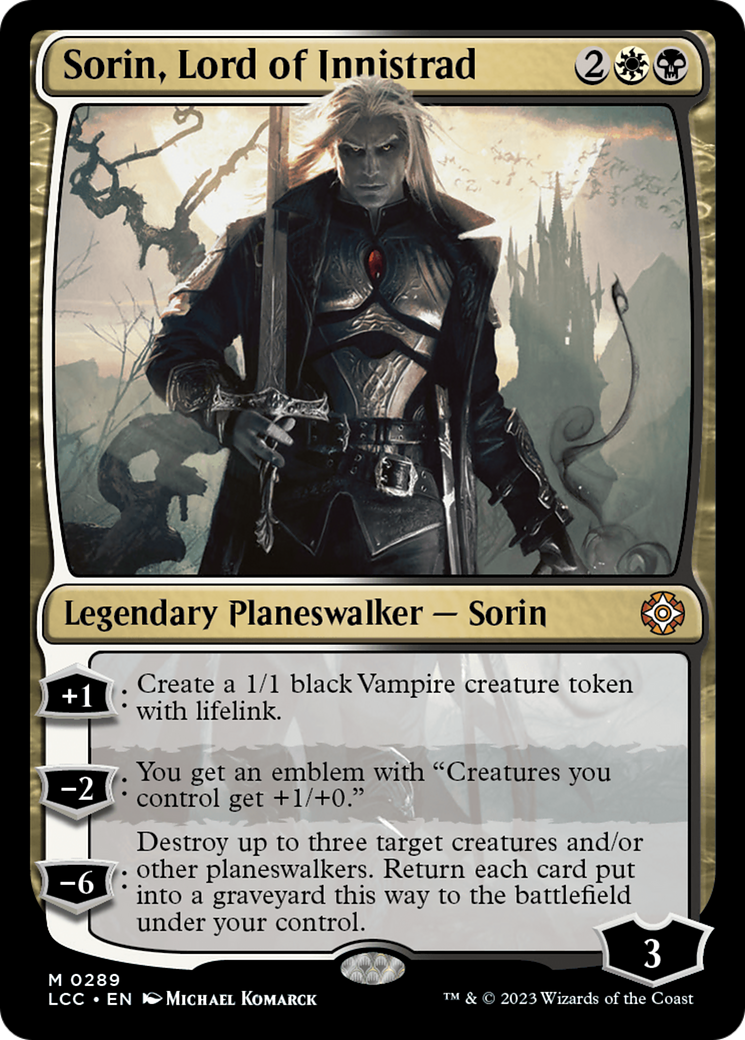 Sorin, Lord of Innistrad [The Lost Caverns of Ixalan Commander] | Exor Games Truro