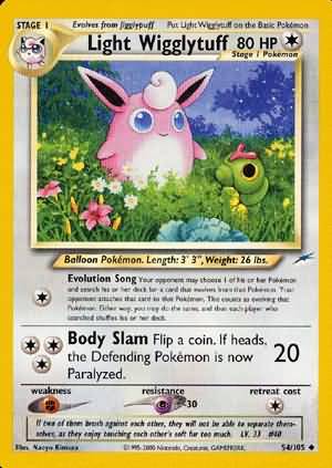 Light Wigglytuff (54/105) [Neo Destiny Unlimited] | Exor Games Truro