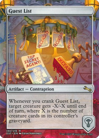 Guest List [Unstable] | Exor Games Truro