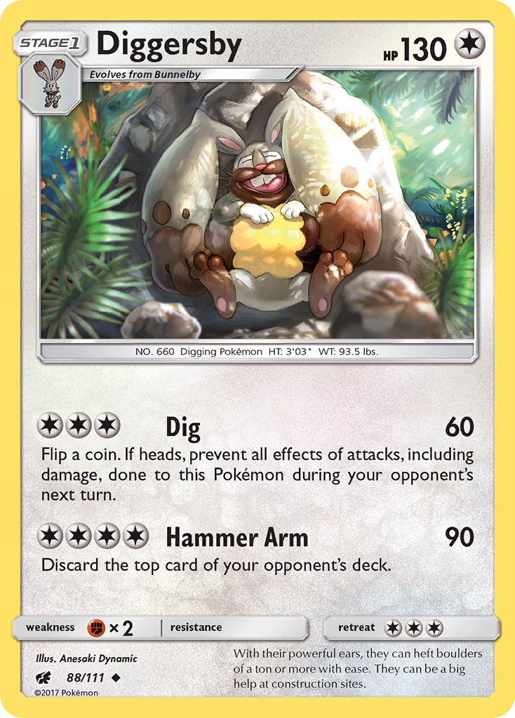 Diggersby (88/111) [Sun & Moon: Crimson Invasion] | Exor Games Truro