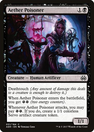 Aether Poisoner [Aether Revolt] | Exor Games Truro