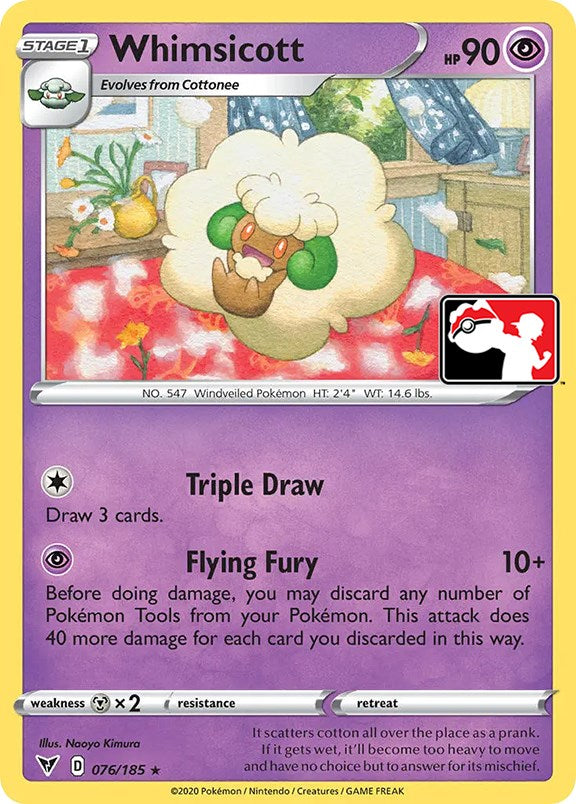 Whimsicott (076/185) [Prize Pack Series One] | Exor Games Truro