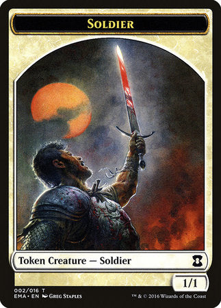 Soldier Token [Eternal Masters Tokens] | Exor Games Truro