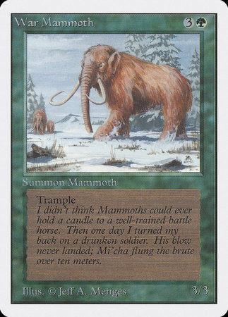 War Mammoth [Unlimited Edition] | Exor Games Truro