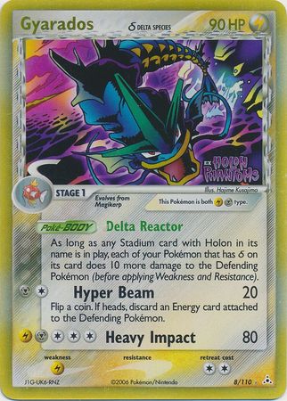 Gyarados (8/110) (Delta Species) (Stamped) [EX: Holon Phantoms] | Exor Games Truro