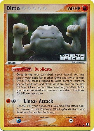 Ditto (62/113) (Stamped) [EX: Delta Species] | Exor Games Truro