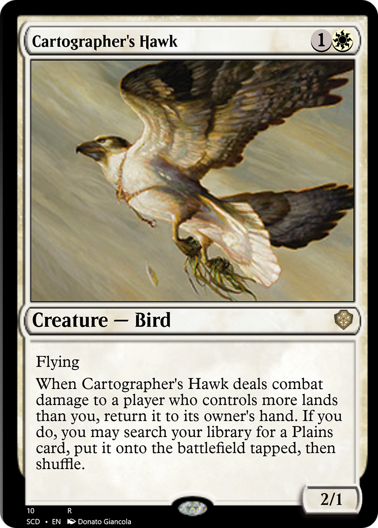 Cartographer's Hawk [Starter Commander Decks] | Exor Games Truro