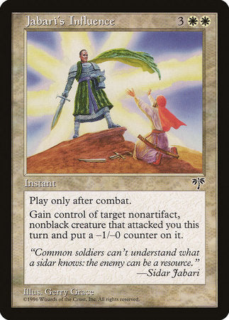 Jabari's Influence [Mirage] | Exor Games Truro