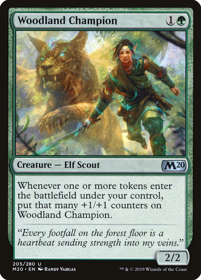 Woodland Champion [Core Set 2020] | Exor Games Truro