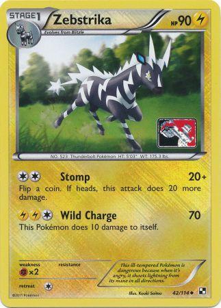 Zebstrika (42/114) (League Promo) [Black & White: Base Set] | Exor Games Truro