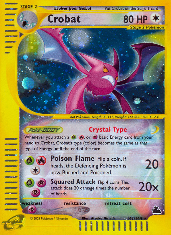 Crobat (147/144) [Skyridge] | Exor Games Truro