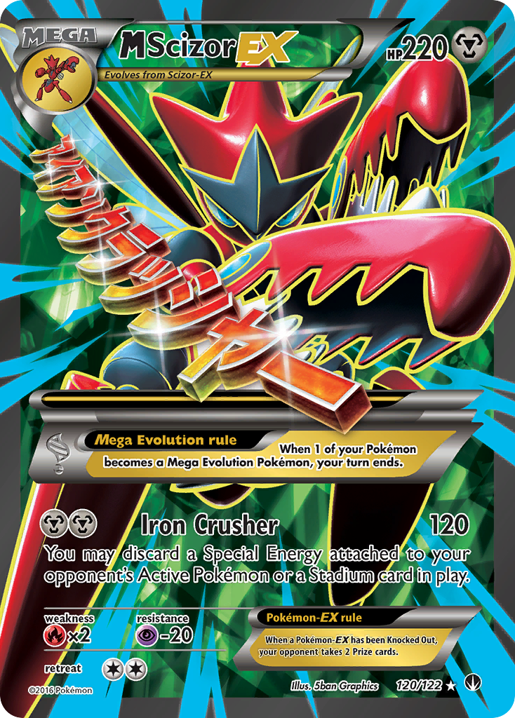 M Scizor EX (120/122) [XY: BREAKpoint] | Exor Games Truro