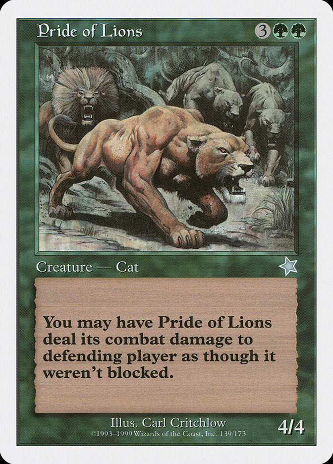 Pride of Lions [Starter 1999] | Exor Games Truro