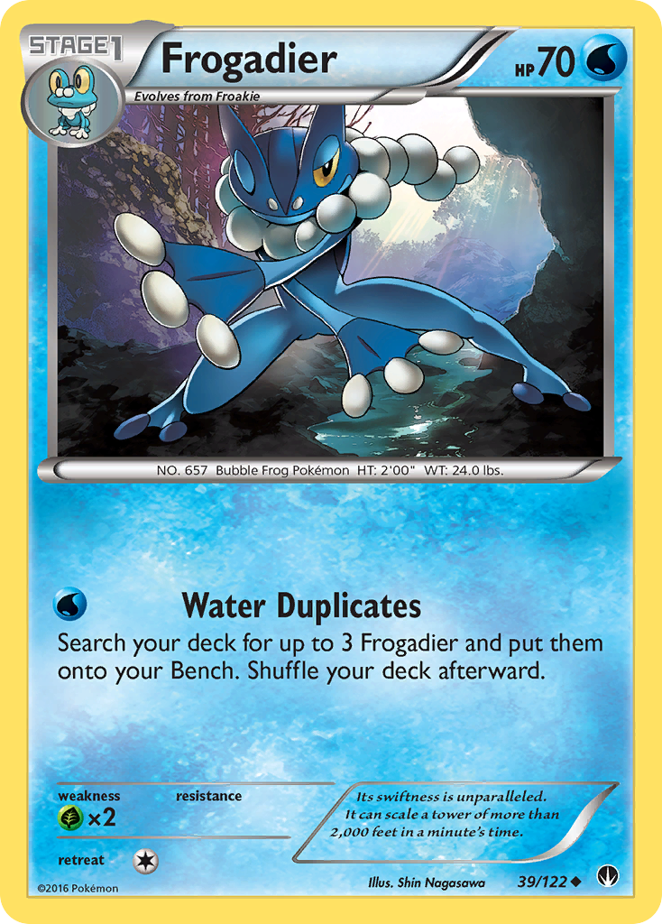 Frogadier (39/122) [XY: BREAKpoint] | Exor Games Truro