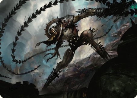 Razorlash Transmogrant Art Card [The Brothers' War Art Series] | Exor Games Truro