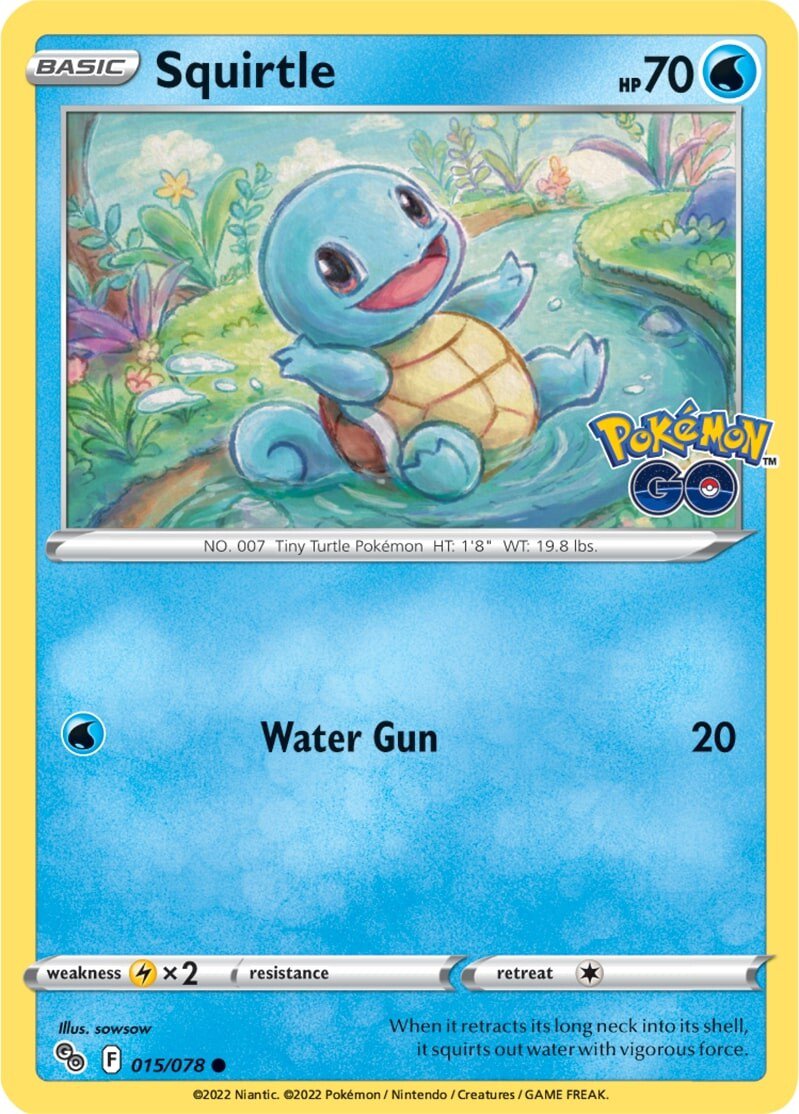 Squirtle (015/078) [Pokémon GO] | Exor Games Truro