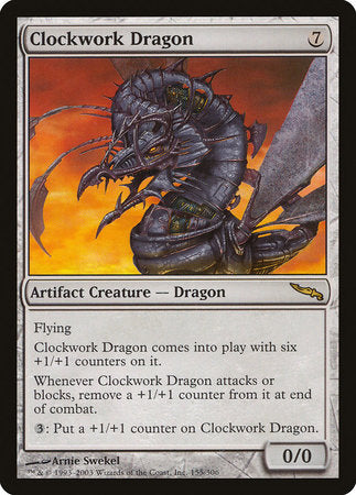 Clockwork Dragon [Mirrodin] | Exor Games Truro