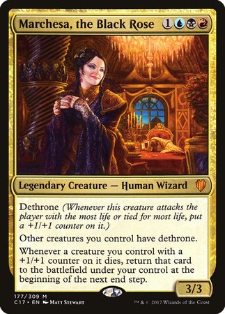 Marchesa, the Black Rose [Commander 2017] | Exor Games Truro