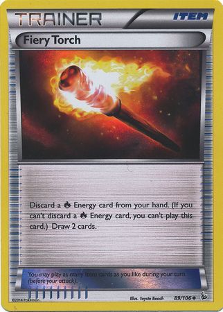 Fiery Torch (89/106) (Sheen Holo Pyroar Collection Exclusive) [XY: Flashfire] | Exor Games Truro