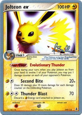 Jolteon ex (109/113) (Eeveelutions - Jimmy Ballard) [World Championships 2006] | Exor Games Truro