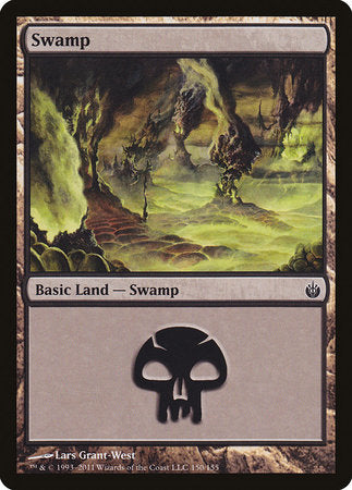 Swamp (150) [Mirrodin Besieged] | Exor Games Truro