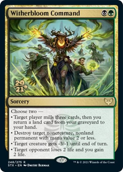 Witherbloom Command [Strixhaven: School of Mages Prerelease Promos] | Exor Games Truro