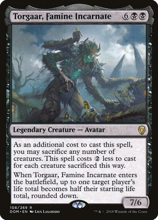 Torgaar, Famine Incarnate [Dominaria] | Exor Games Truro