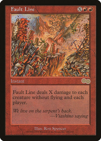 Fault Line [Urza's Saga] | Exor Games Truro
