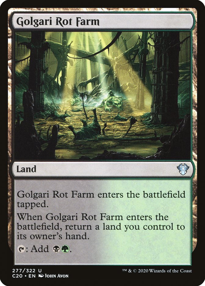 Golgari Rot Farm [Commander 2020] | Exor Games Truro