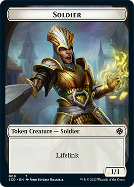 Saproling // Soldier Double-Sided Token [Starter Commander Decks] | Exor Games Truro