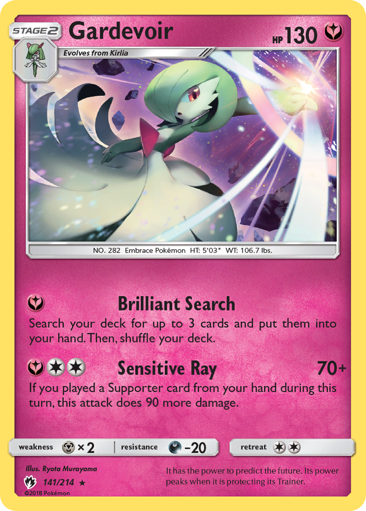 Gardevoir (141/214) [Sun & Moon: Lost Thunder] | Exor Games Truro