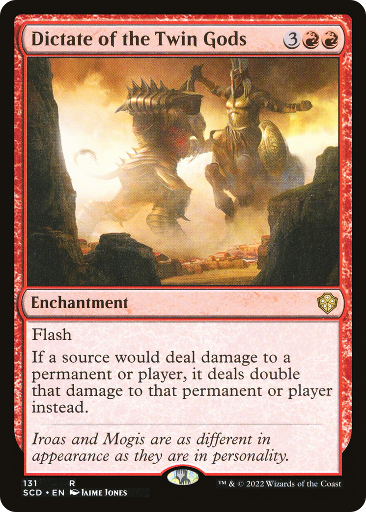 Dictate of the Twin Gods [Starter Commander Decks] | Exor Games Truro