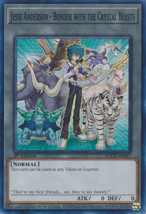 Jesse Anderson - Bonder with the Crystal Beasts [SDCB-EN047] Super Rare | Exor Games Truro