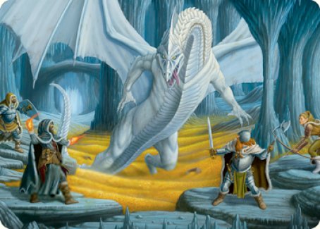 Cave of the Frost Dragon Art Card [Dungeons & Dragons: Adventures in the Forgotten Realms Art Series] | Exor Games Truro