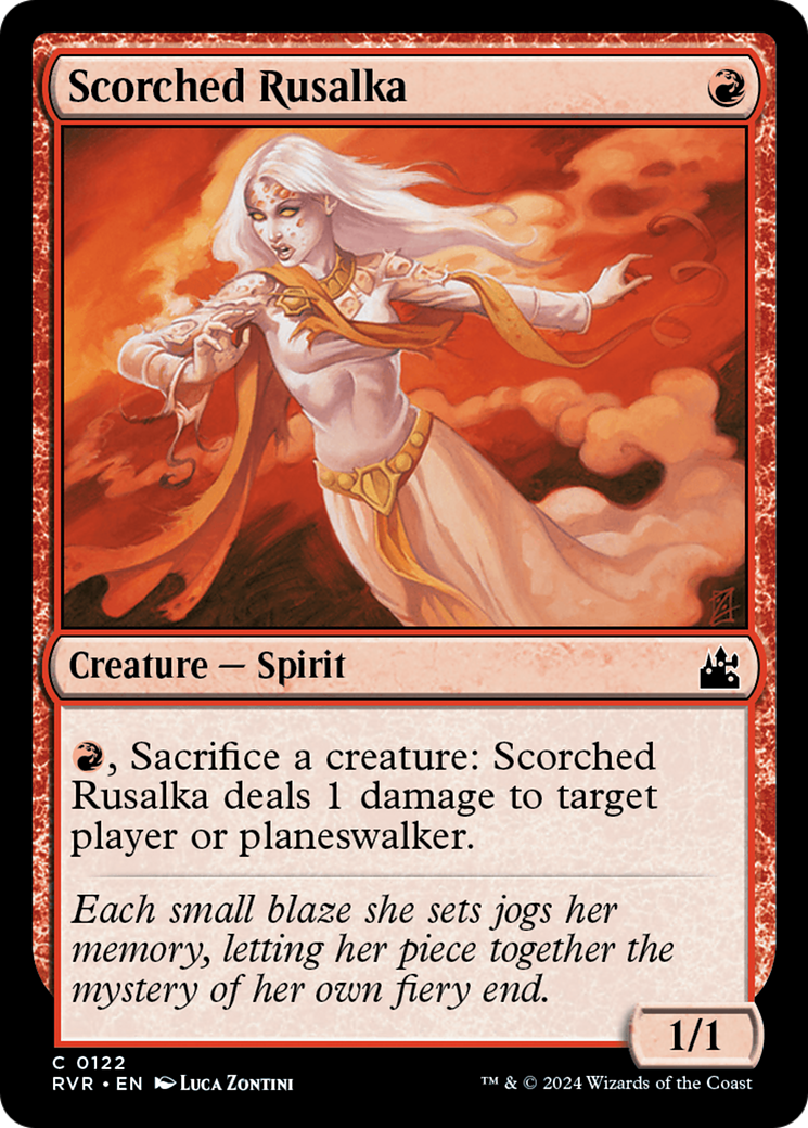 Scorched Rusalka [Ravnica Remastered] | Exor Games Truro