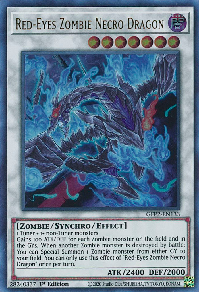 Red-Eyes Zombie Necro Dragon [GFP2-EN133] Ultra Rare | Exor Games Truro