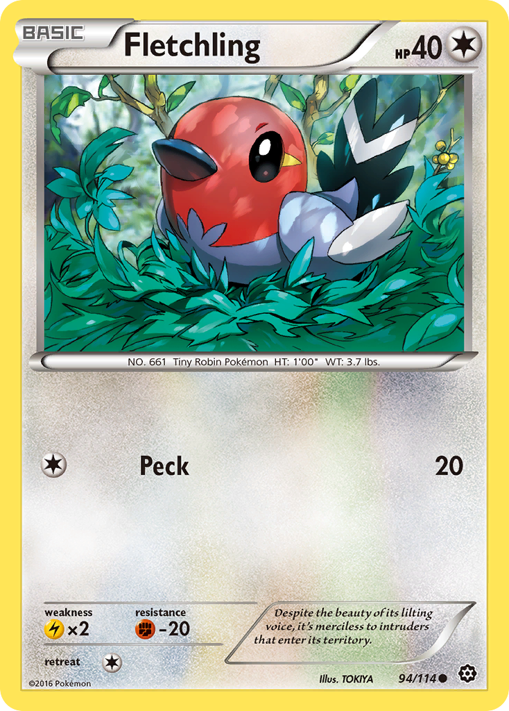 Fletchling (94/114) [XY: Steam Siege] | Exor Games Truro