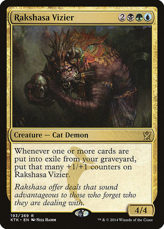 Rakshasa Vizier [Khans of Tarkir] | Exor Games Truro