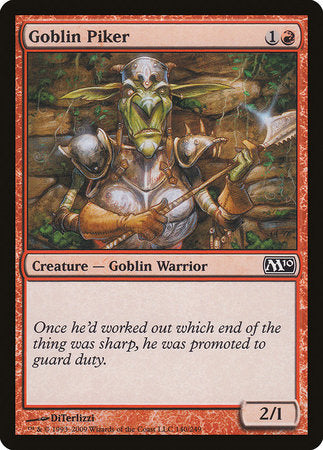 Goblin Piker [Magic 2010] | Exor Games Truro