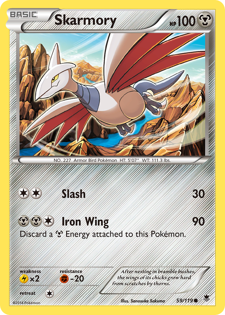 Skarmory (59/119) [XY: Phantom Forces] | Exor Games Truro