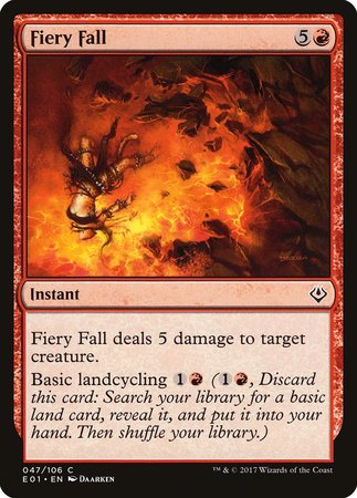 Fiery Fall [Archenemy: Nicol Bolas] | Exor Games Truro
