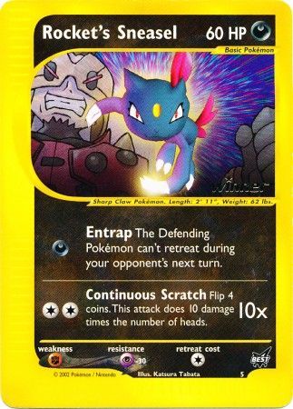 Rocket's Sneasel (5) (Winner) [Best of Promos] | Exor Games Truro