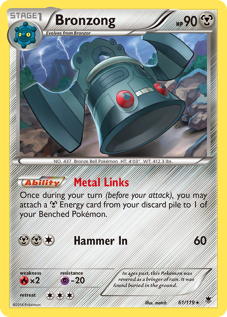 Bronzong (61/119) [XY: Phantom Forces] | Exor Games Truro